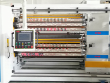 High Efficiency Fully Automatic BOPP Tape Masking Tape And Duct Tape Slitting Machine Safety Slitter